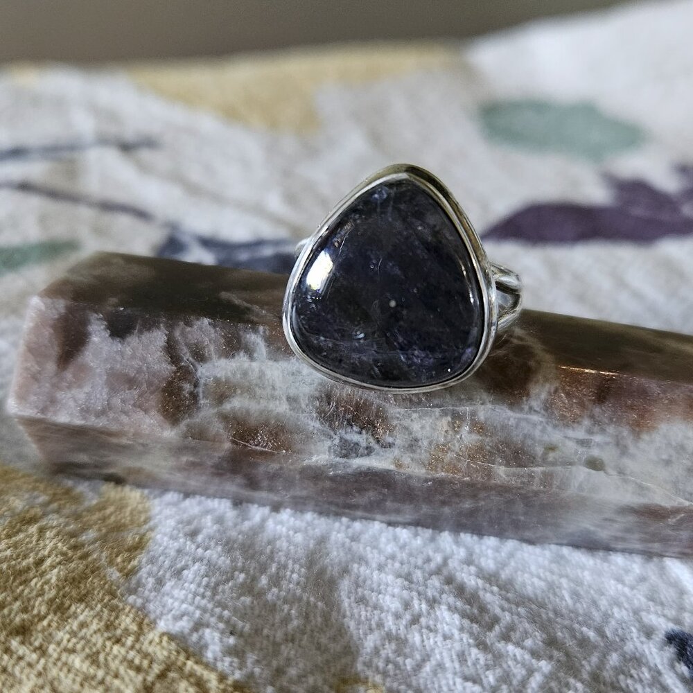 Sparkly Iolite Ring